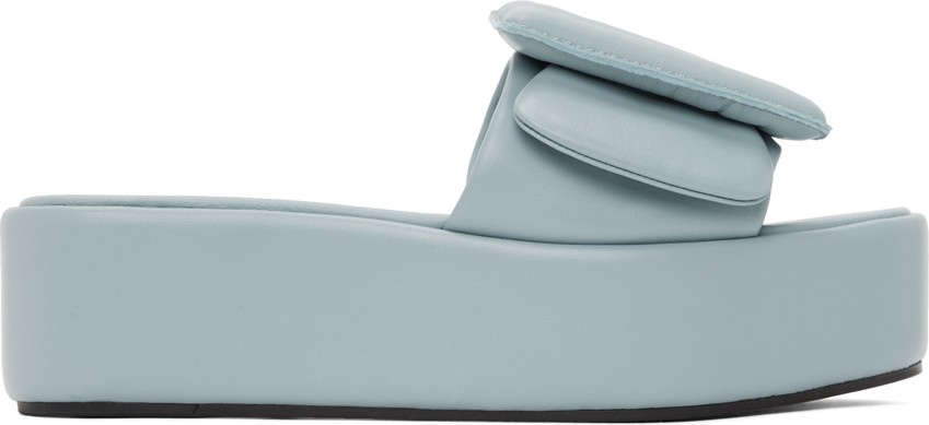 BOYY Blue Puffy Platform Sandals BOYY Blue Puffy Platform Sandals