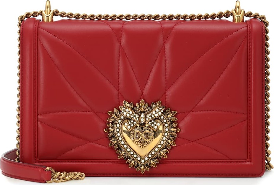 Dolce & Gabbana Large Devotion leather shoulder bag