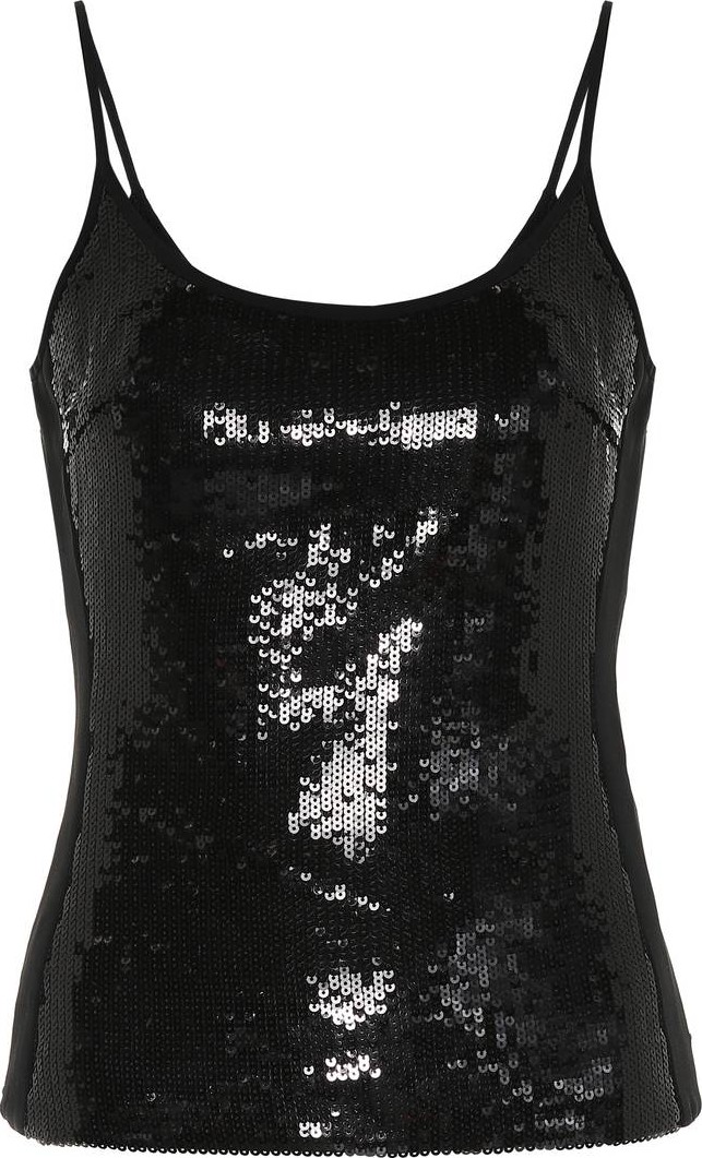 David Koma Sequined tank top