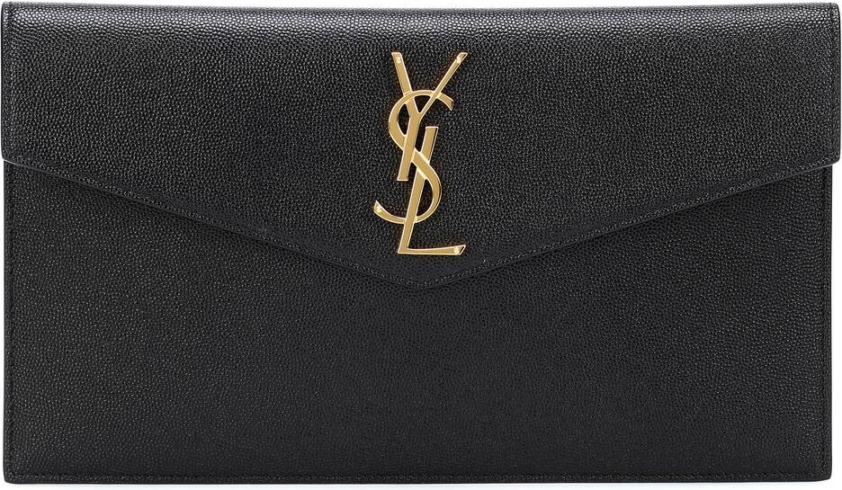Saint Laurent Uptown leather clutch