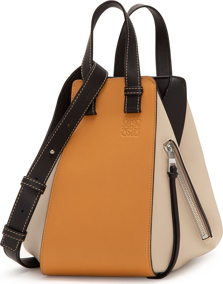 LOEWE Hammock Small Colorblock Leather Satchel Bag