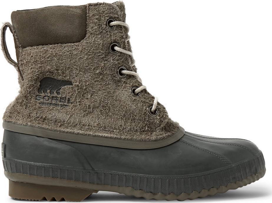 Sorel Cheyanne II Waterproof Textured-Suede and Rubber Boots