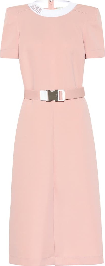 Fendi Crêpe midi dress