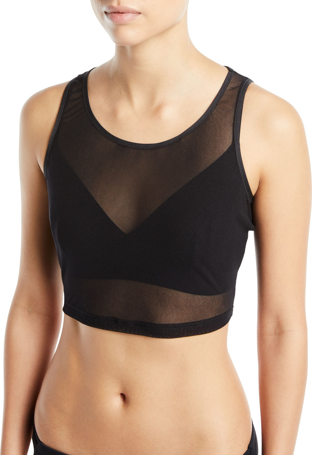 Cosabella Soire Sleeveless Sheer Crop Top
