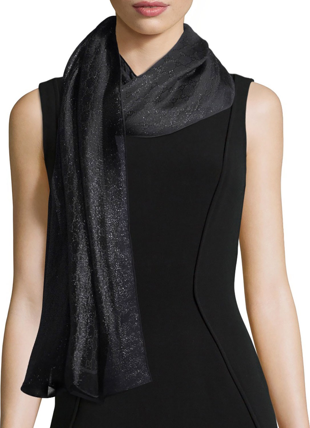 Gucci GG Jacquard Scarf