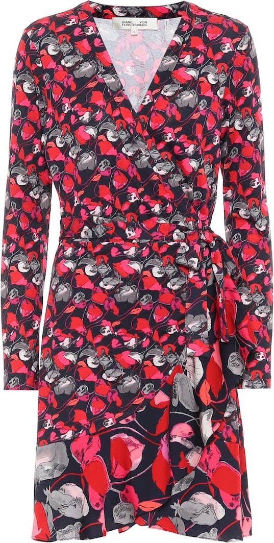 DIANE von FURSTENBERG Elita silk wrap dress