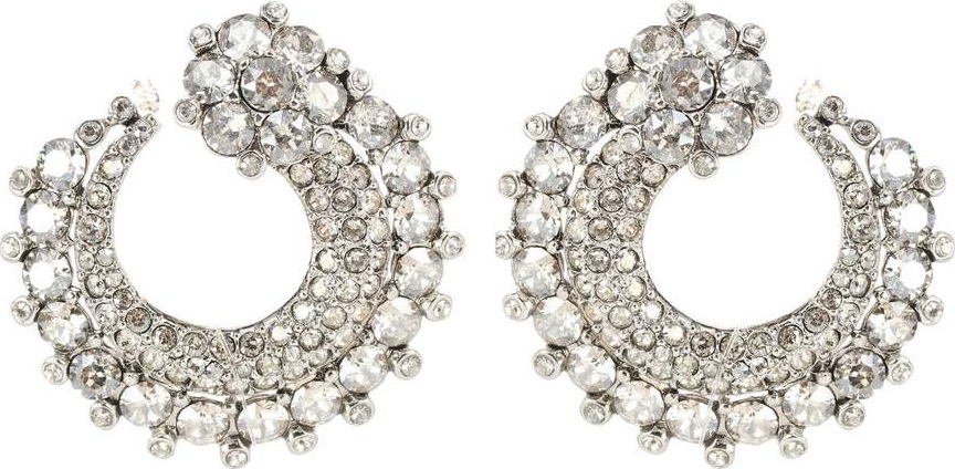 Oscar De La Renta Crystal embellished earrings