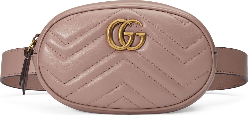 Gucci GG Marmont Small Matelasse Leather Belt Bag