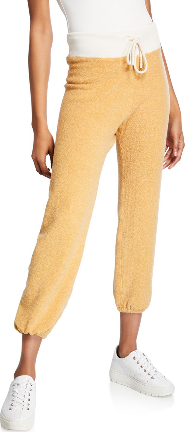 THE GREAT. The Warm Up Drawstring Ankle Sweatpants