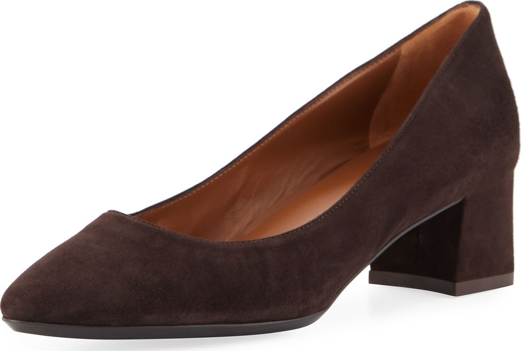 Aquatalia Pasha 40mm Suede Pumps