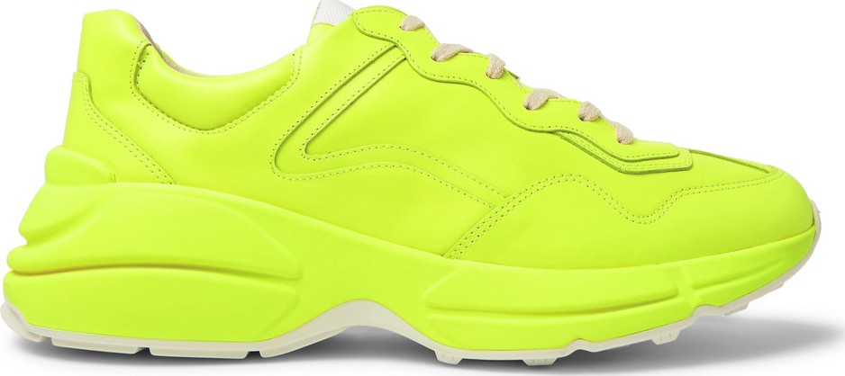 Gucci Rhyton Leather Sneakers