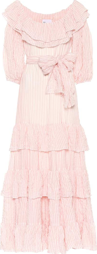 Lisa Marie Fernandez Eugenie striped cotton dress