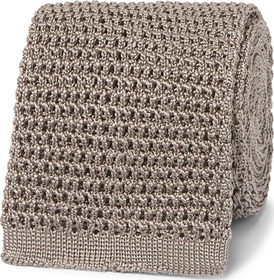 TOM FORD 7cm Knitted Silk Tie