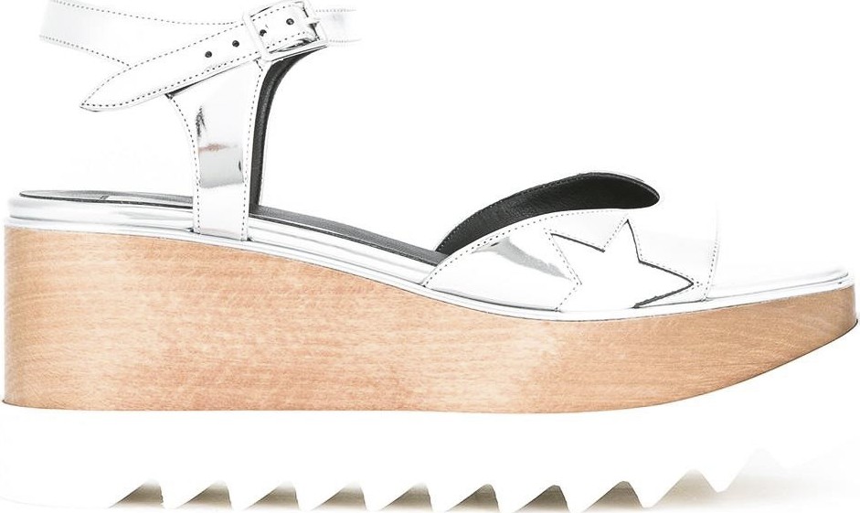Stella McCartney cutout wedge sandals