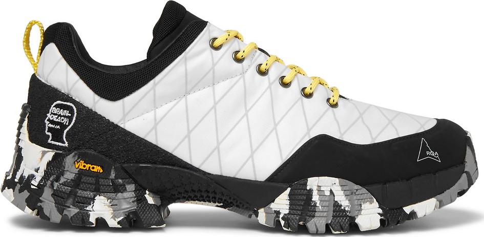 Roa + Brain Dead Oblique Ripstop and Rubber Sneakers
