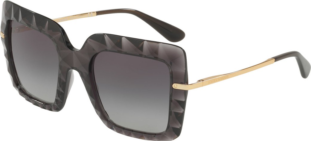 Dolce & Gabbana Square Faceted Sunglasses