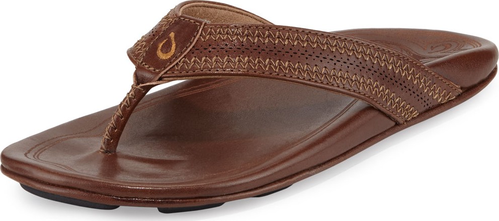 Olukai Po'okela Leather Thong Sandal
