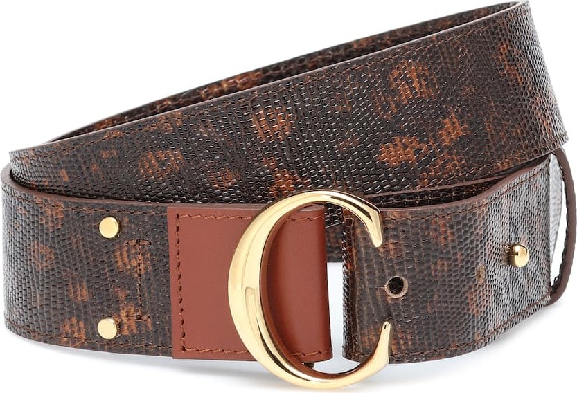 Chloe Chloé C leather belt