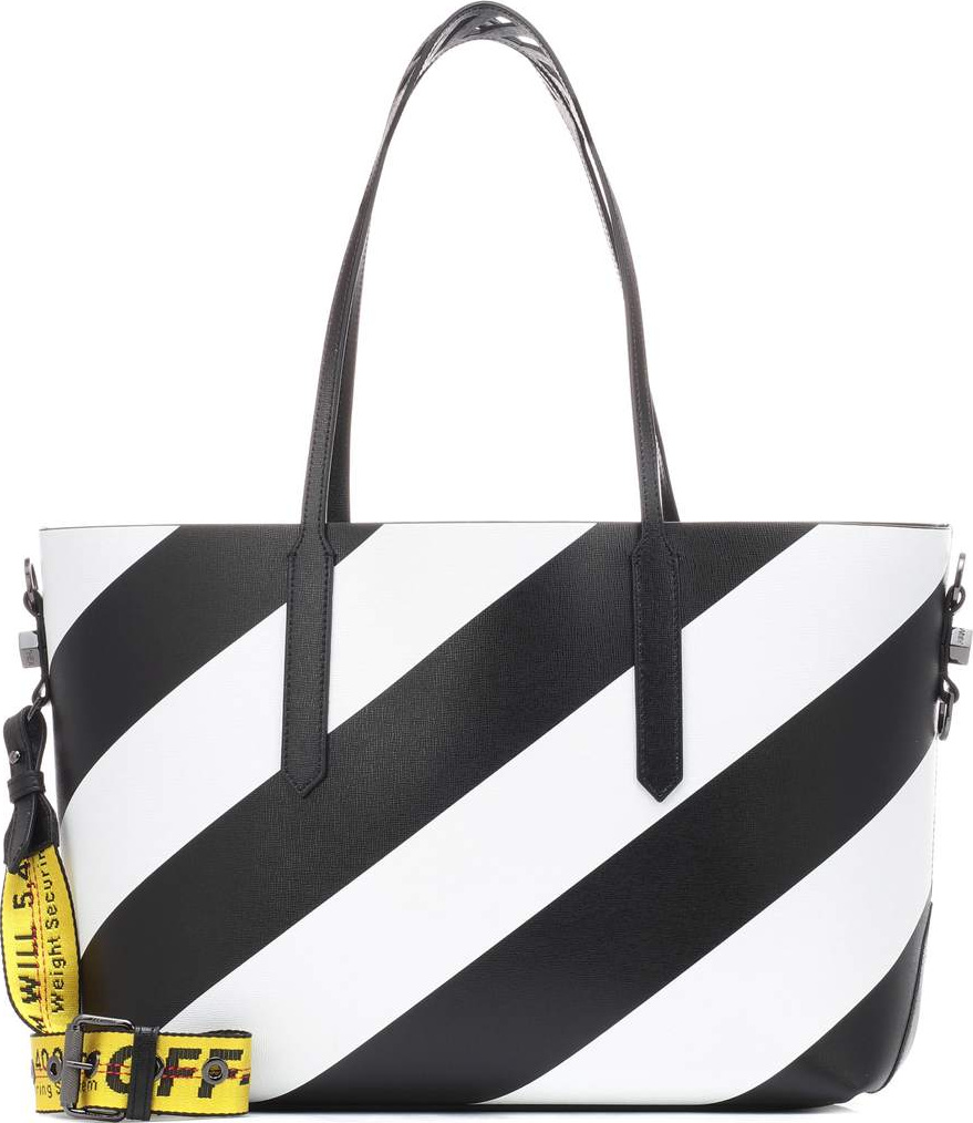 Off White Diag leather tote