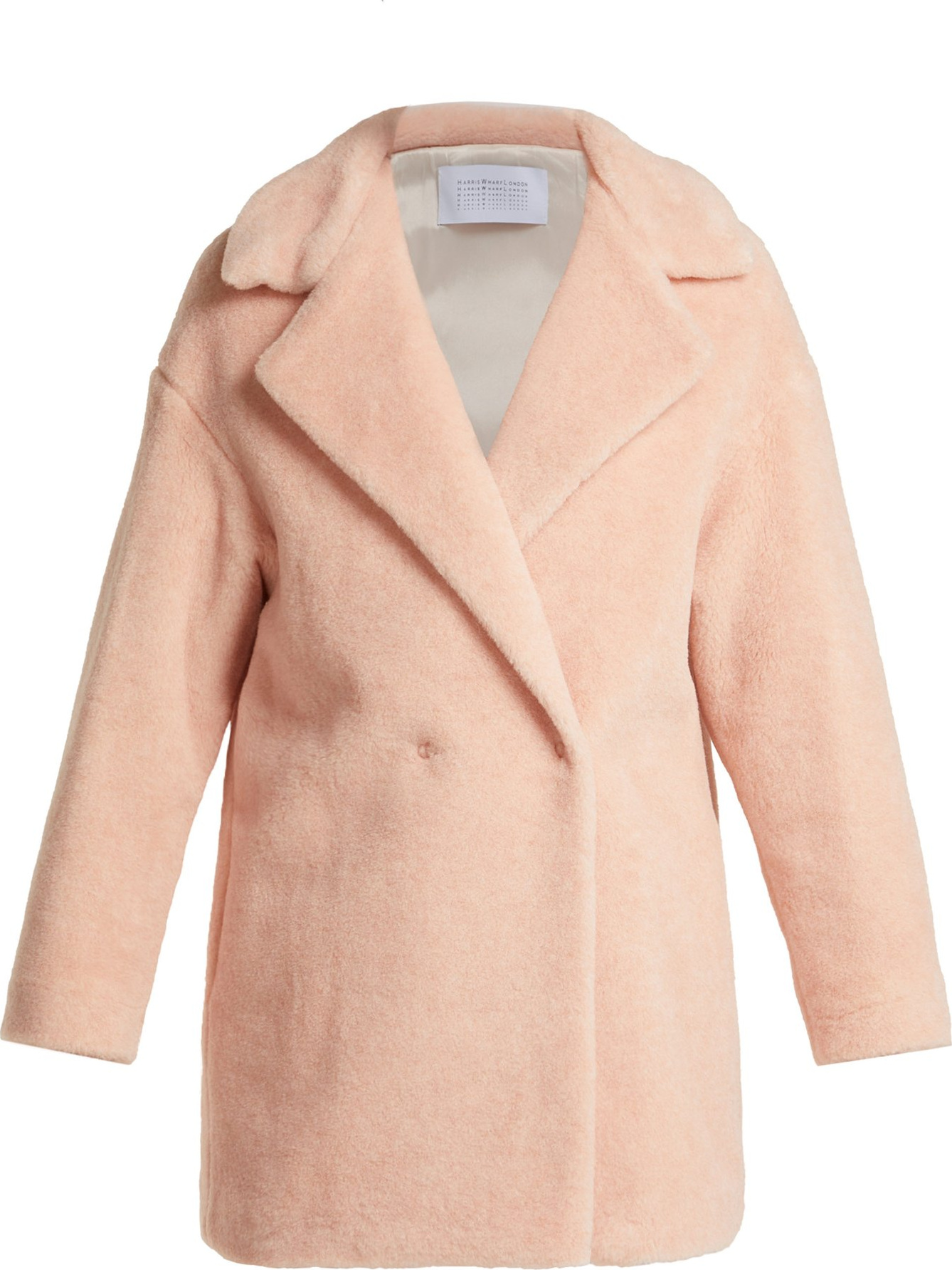 Harris Wharf London Alpaca-blend double-breasted coat