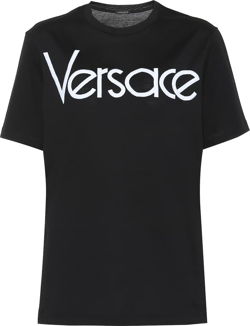 Versace Logo cotton T-shirt