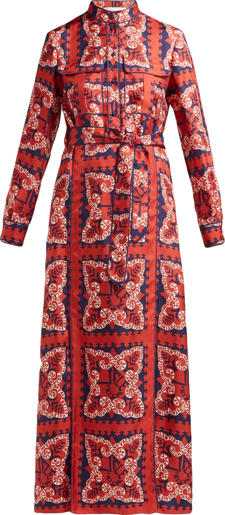 Valentino Bandana-print silk dress