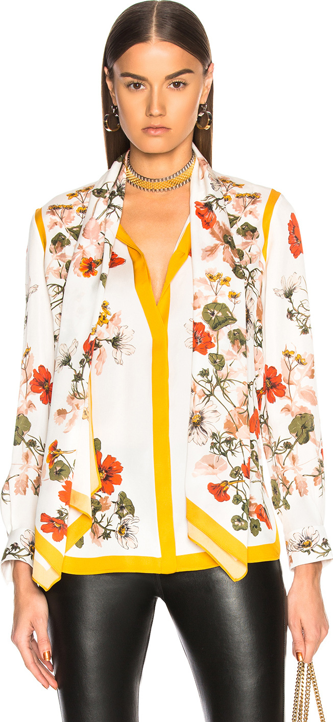 Alexander McQueen Scarf Print Shirt