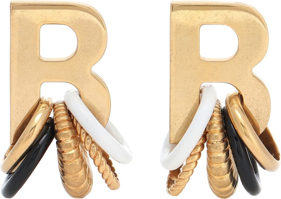 Balenciaga B earrings