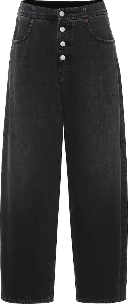 MM6 Maison Margiela High-rise wide-leg jeans