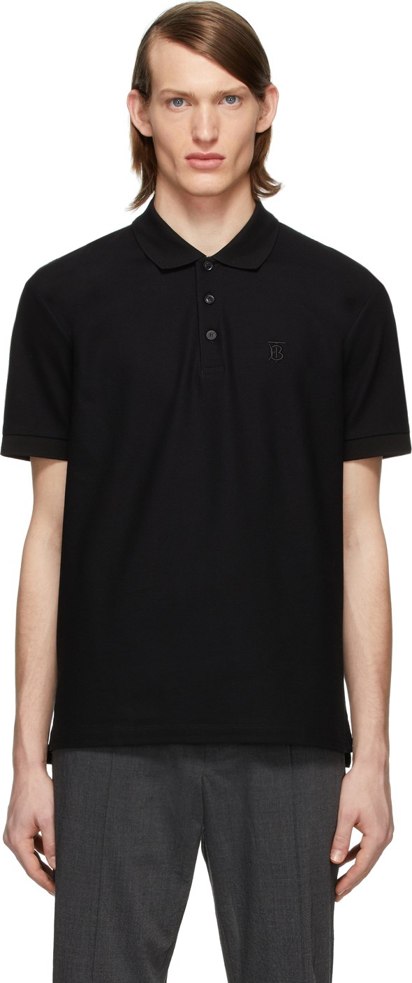 Burberry London England Black Eddie Polo