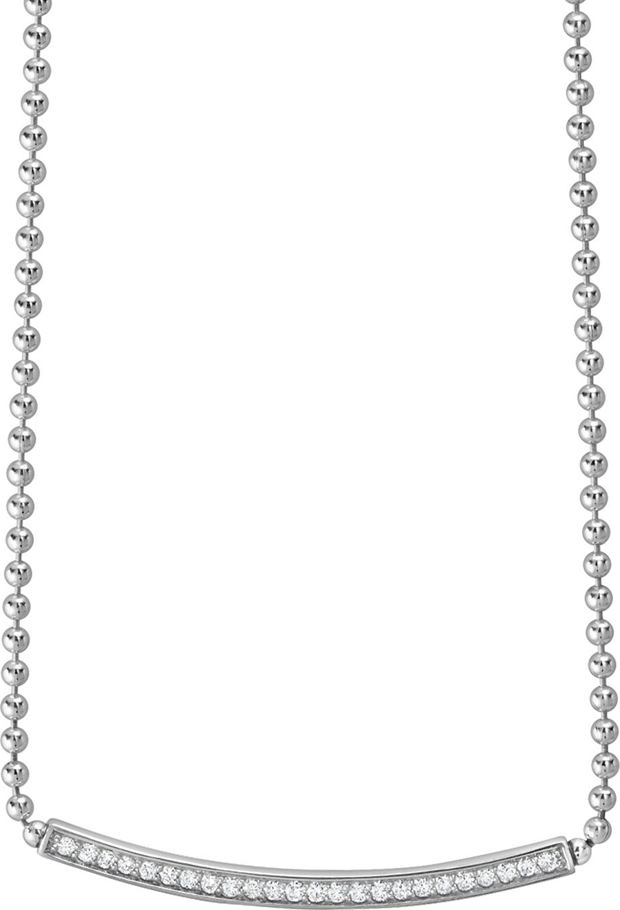 LAGOS Caviar Spark Diamond Ball-Chain Necklace