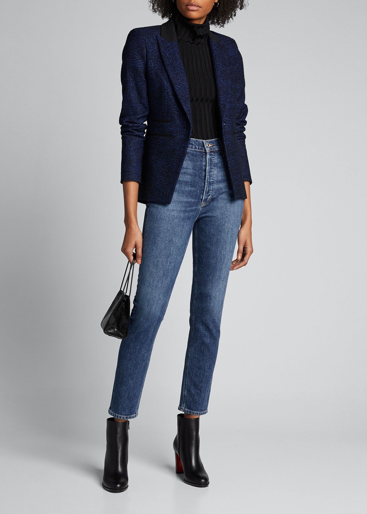 Agolde Nico Slim-Fit High-Rise Jeans