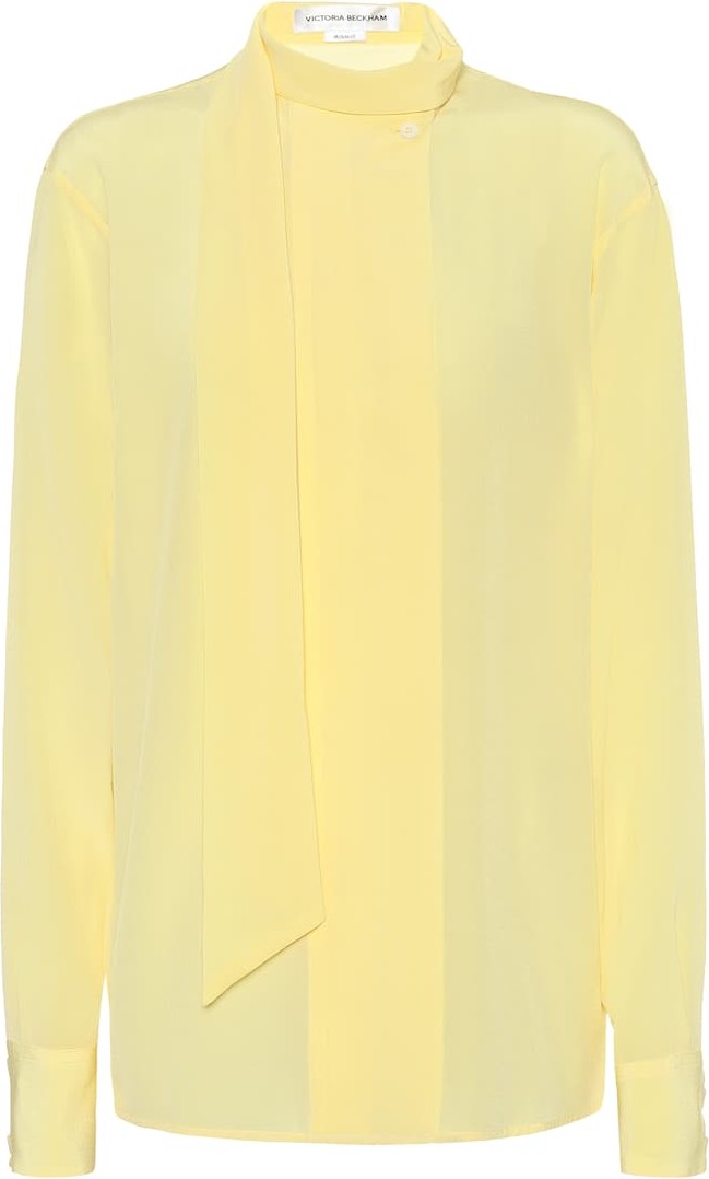 Victoria Beckham Silk crêpe de chine blouse