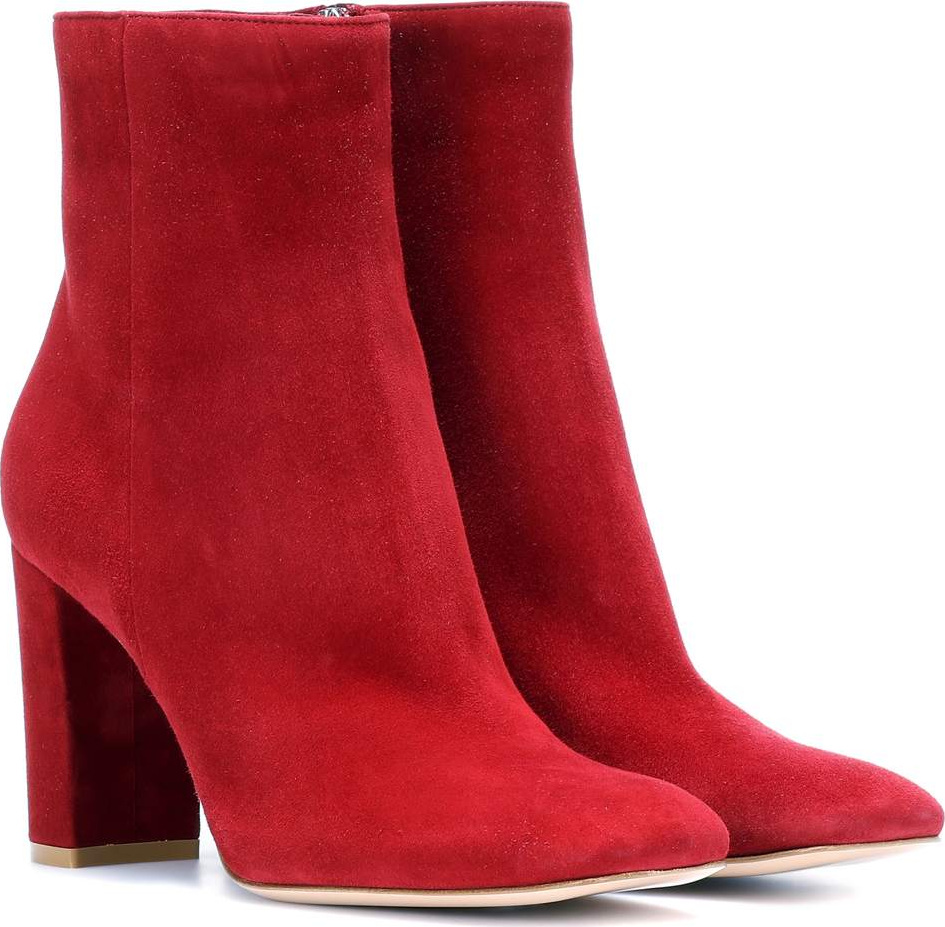 Gianvito Rossi Trish suede ankle boots