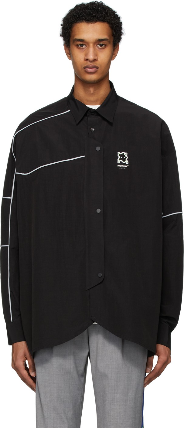 ADER error Black Vaderay Shirt