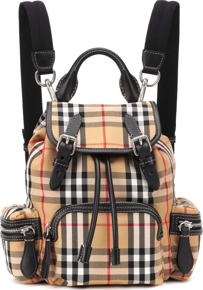 Burberry London England The Small Rucksack checked backpack