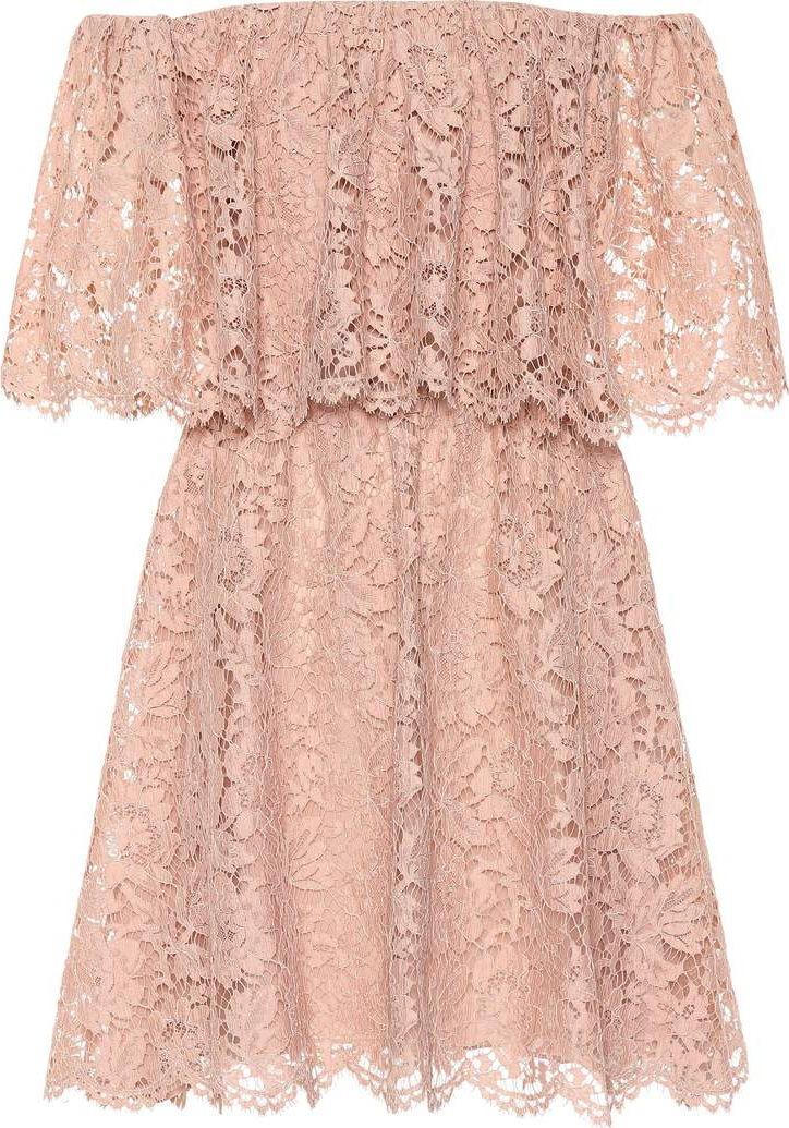 Valentino Floral lace minidress