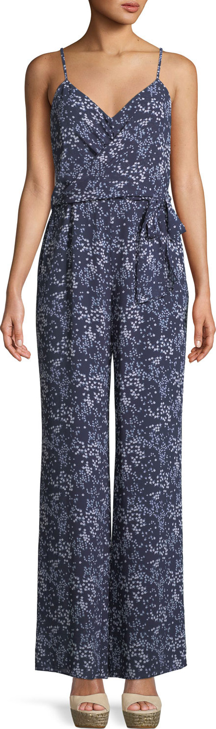 MICHAEL MICHAEL KORS Scattered Blooms Sleeveless Jumpsuit MICHAEL MICHAEL KORS Scattered Blooms Sleeveless Jumpsuit