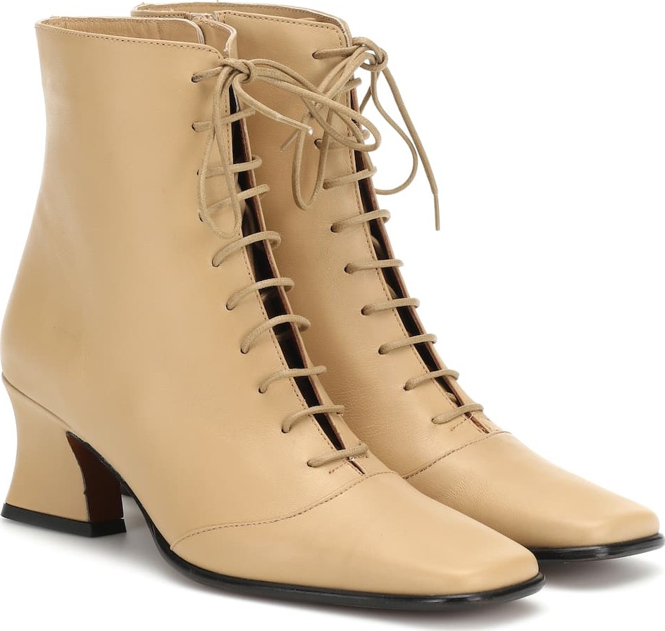 By Far Kate leather ankle boots