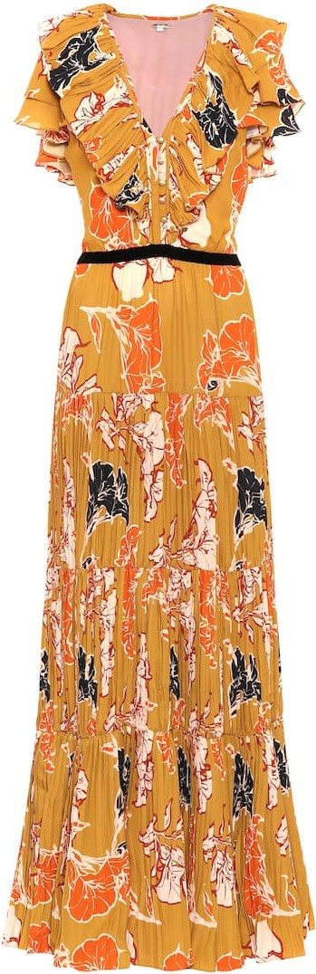 Johanna Ortiz Golden Blossom maxi dress
