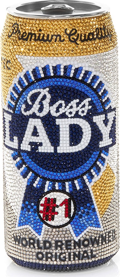 Judith Leiber Boss Lady Beverage Can Pill Box