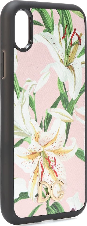 Dolce & Gabbana Floral leather iPhone XR case