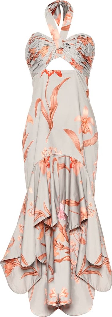 Johanna Ortiz River of Life cotton sateen dress