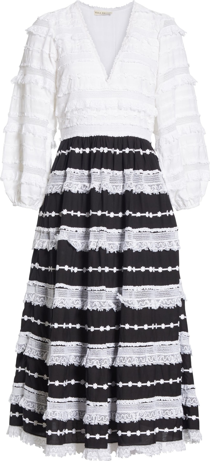 Ulla Johnson Charline Bicolor Midi Dress