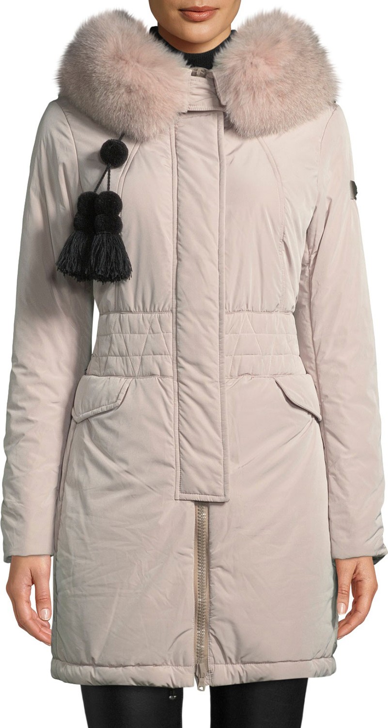 Peuterey Aponi Hooded Parka Coat w/ Detachable Fur