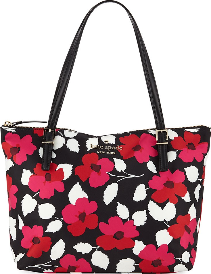 Kate Spade New York watson lane maya small floral tote bag