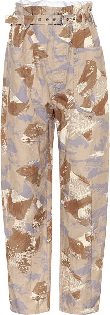 Isabel Marant Exclusive to Mytheresa - Iona high-rise cotton-blend pants