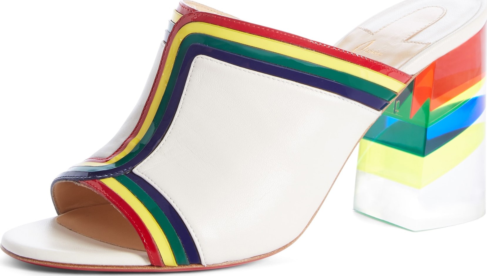 Christian Louboutin Ranimule Transparent Heel Mule
