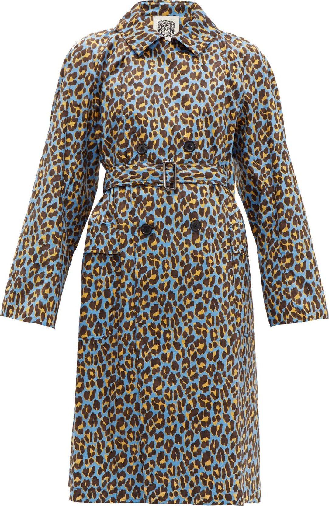 Connolly Leopard-print cotton trench coat