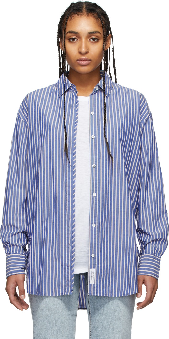 Rag & Bone Blue Alina Shirt Rag & Bone Blue Alina Shirt